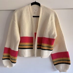 BILLABONG puff sleeve cardigan
